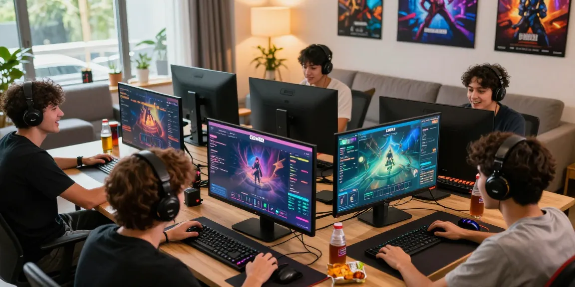 Players enjoying GEM88 gaming experience with immersive visuals and lively interaction.