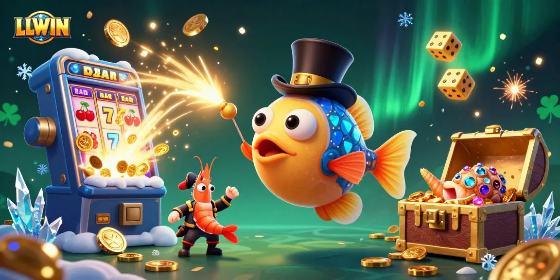 Experience thrilling gameplay with LLWIN, featuring vibrant casino elements and enchanting characters in action.