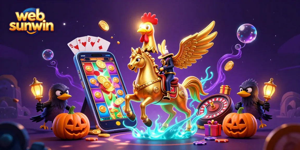 Experience thrilling gameplay at web sunwin with dynamic casino action and glowing characters.