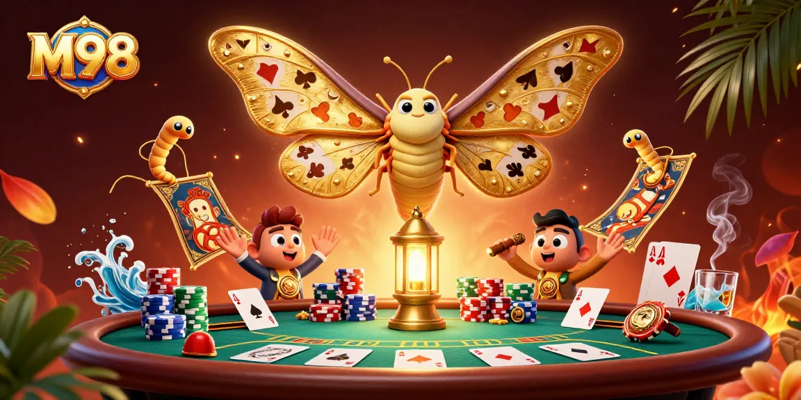 M98 delivers thrilling casino action with vivid charts, poker tables, and vibrant gaming elements.