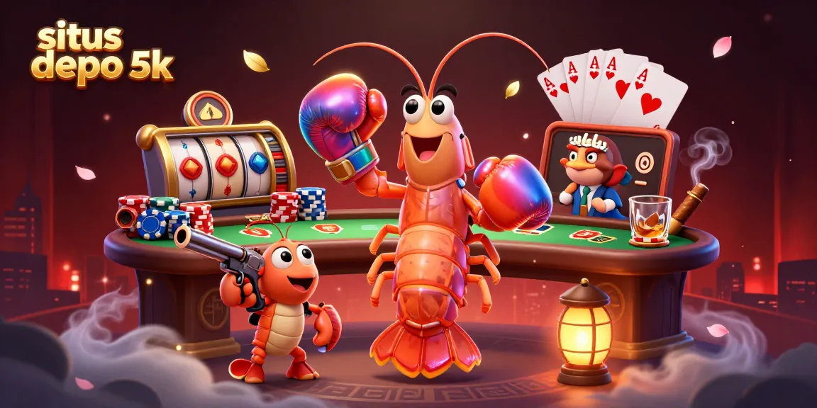 Experience exciting plays at the situs depo 5k with thrilling 3D characters and rich casino elements.